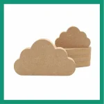 cloud shape in mdf material