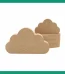 cloud shape in mdf material