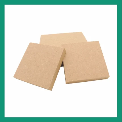 three pcs square mdf