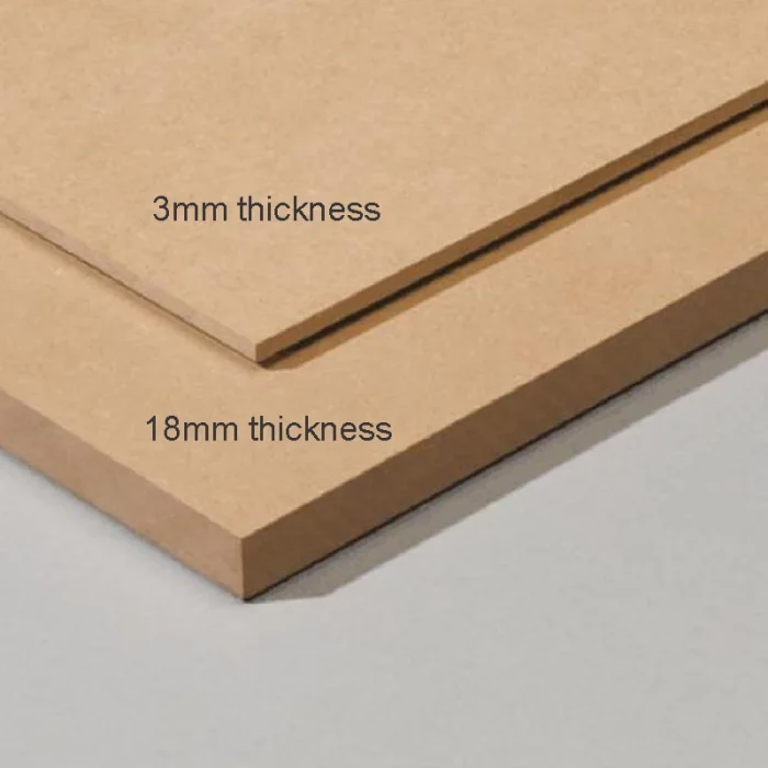 two thickness mdf