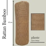 plastic rattan bamboo mesh square
