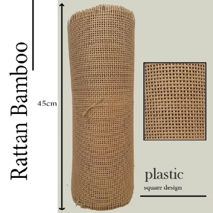plastic rattan bamboo mesh square