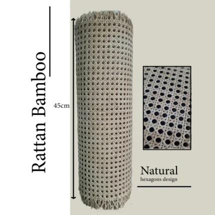 natural Rattan bamboo mesh small size