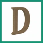 Letter D