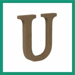 letter U