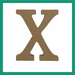 letter X