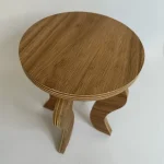 round small table from plywood