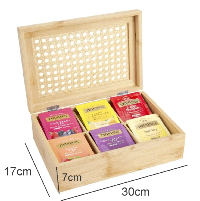 bamboo mesh tea box
