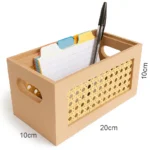 basket top view light brown