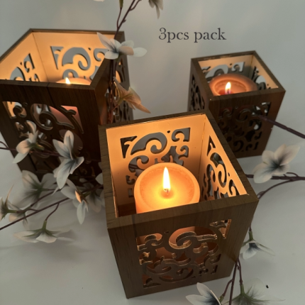3 size candle container
