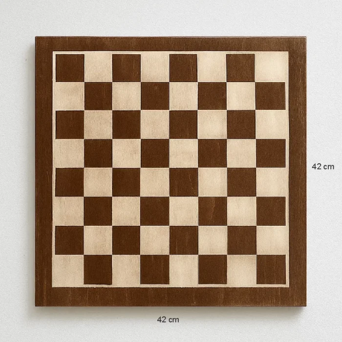 wooden chess board