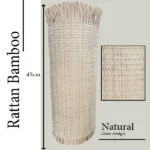 Rattan Bamboo Mesh Close Pattern