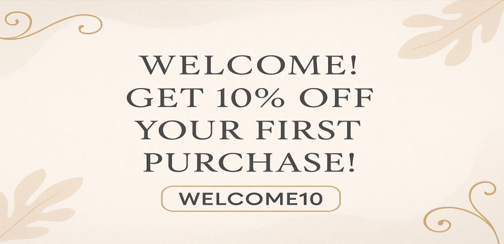 10% discount for first order