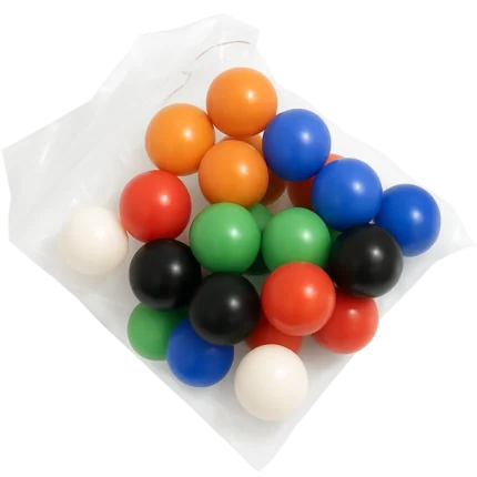 full set marbles in six colors