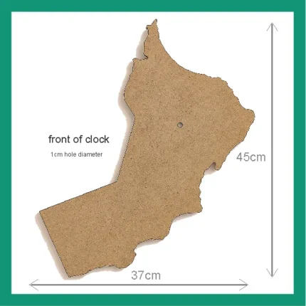 clock front from Oman map