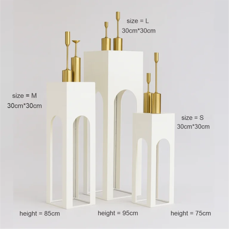 Elegant Arch Pedestal Stands