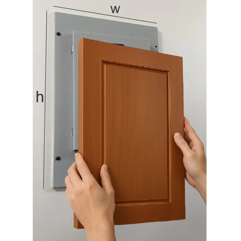 Electric Panel Wooden Cover