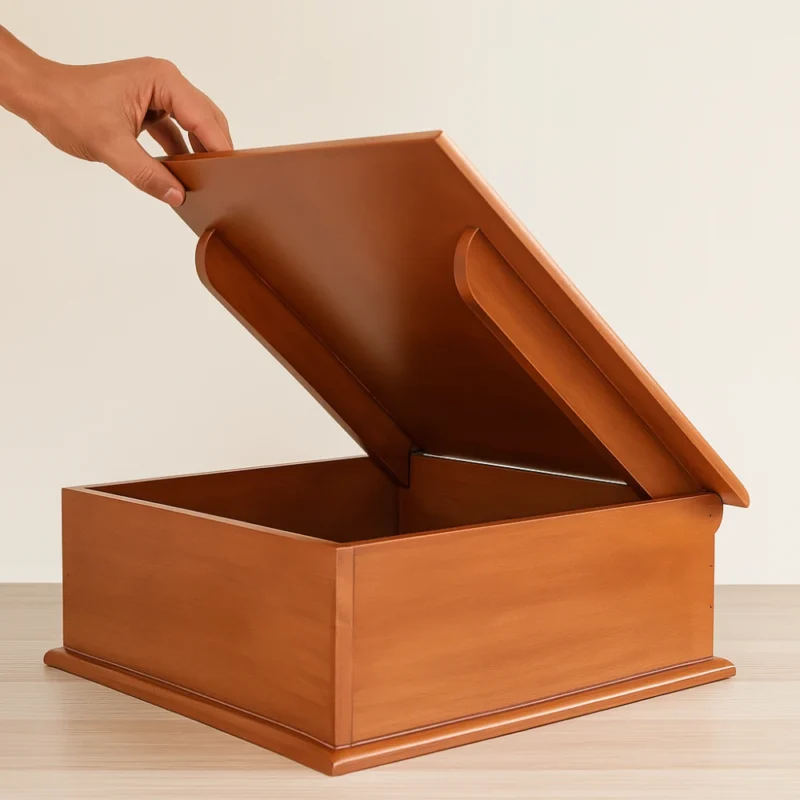 halwa box door half open