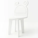 kids chair frog model white
