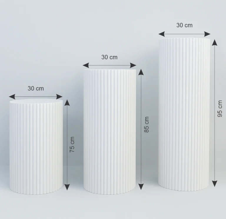 طقم قواعد العرض بثلاثة أحجام