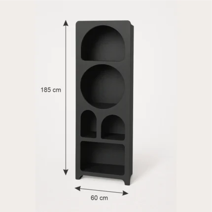 Minimal Curved Shelves black