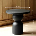 Minimalist Black Table Wood