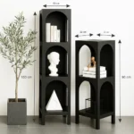 Modern Arch Display Stand black