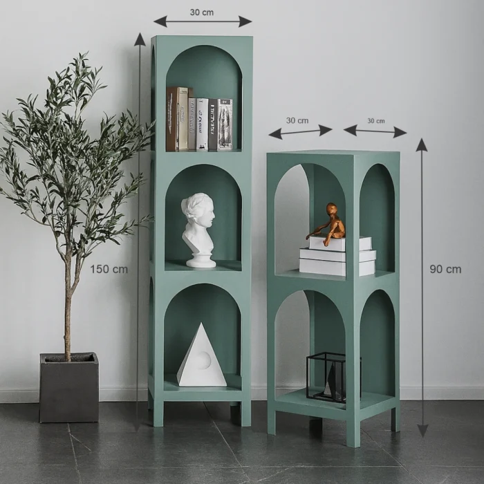 Modern Arch Display Stand light green