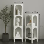 Modern Arch Display Stand white