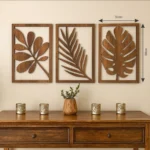 Wooden Leaf Wall Decor