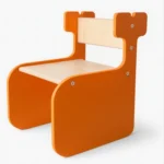 orange kids chair