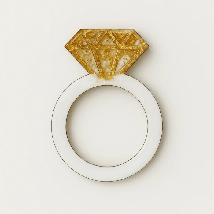 resin on the ring