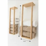 towel stand for wall