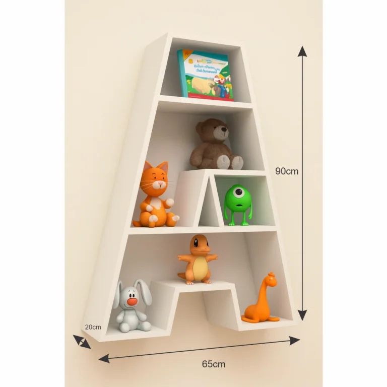 A shape shelf for kids