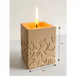 calligraphy candle holder