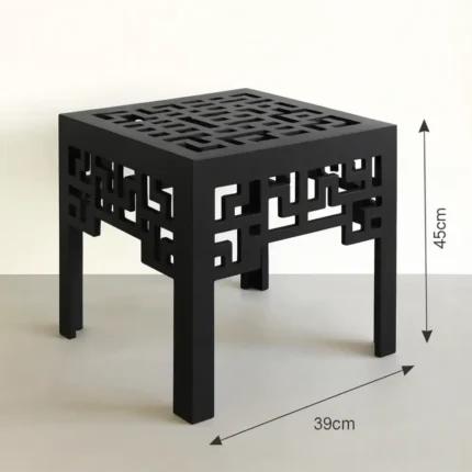 طاولة جانبية خشبية اسود