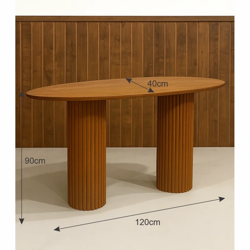 oval stand table
